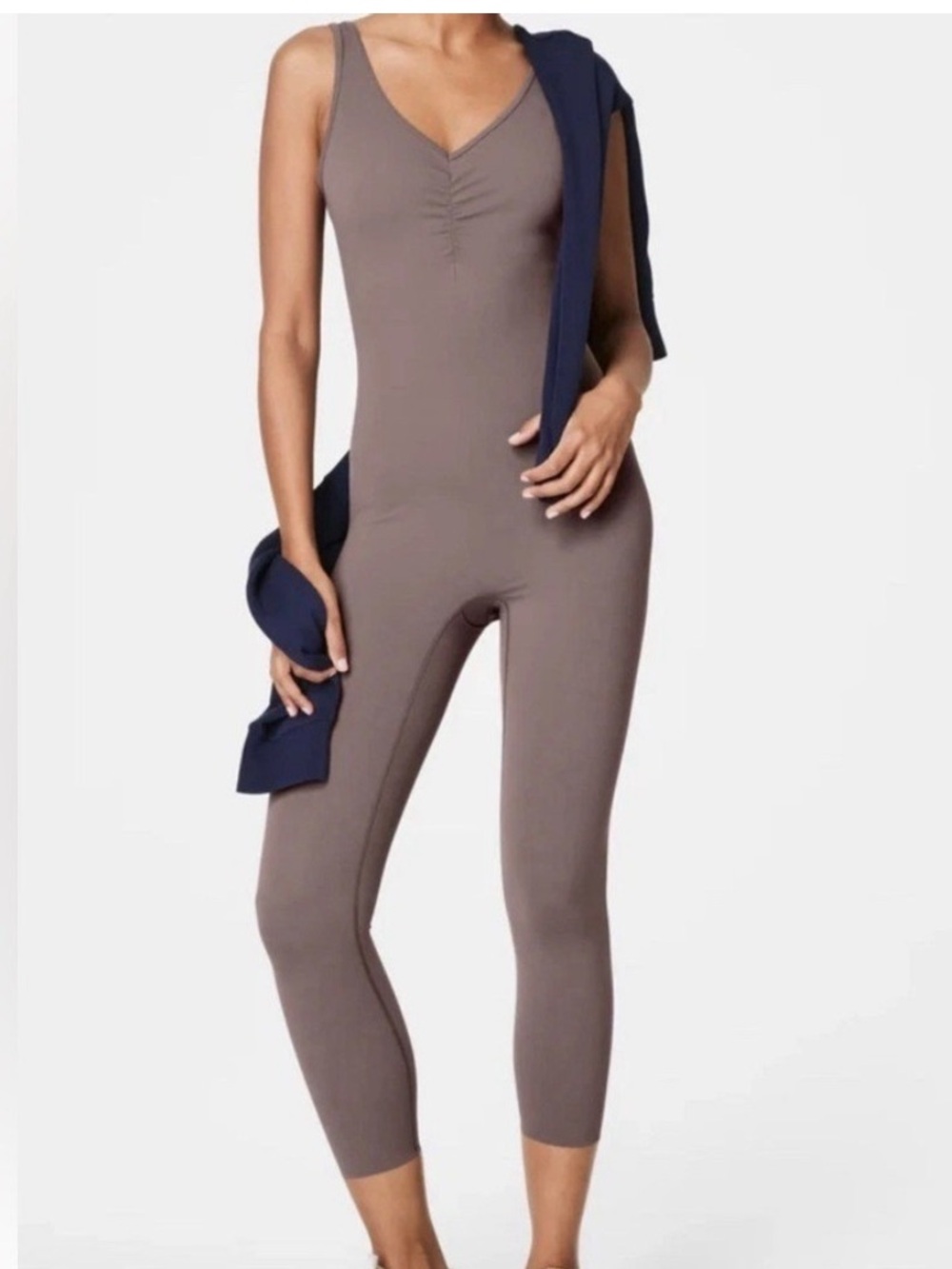 SPANX Booty Boost Taupe Sleeveless V-Neck
